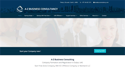 Desktop Screenshot of a-zconsultancy.com